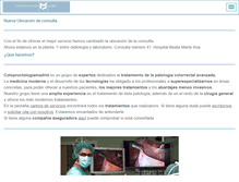 Tablet Screenshot of coloproctologiamadrid.com